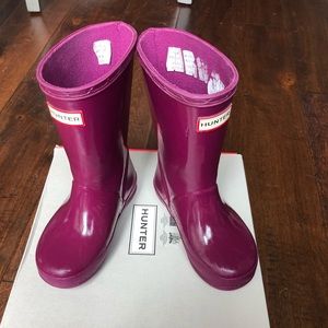 Hunter rain boots toddler/kid